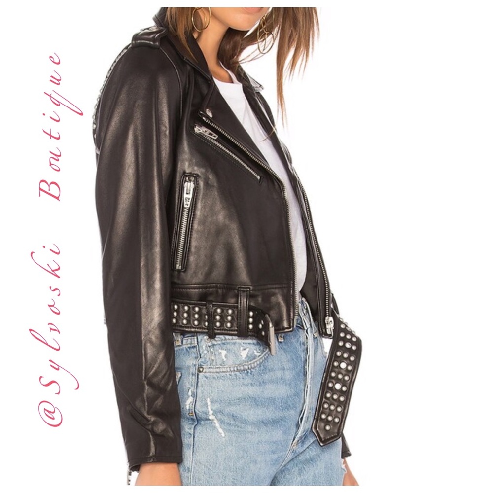 🔥BLANKNYC Black Smoke Leather Jacket in Black - Picture 4 of 6